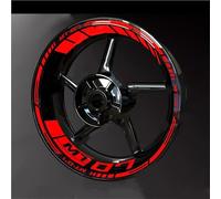 Hub Strip Reflective Motorcycle Wheel Stickers Rim Stripes Waterproof Tape for Y&amaha MT07 2025 2024 2023 2022 2021 2020 2019(Style 21)