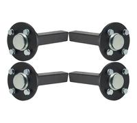 Hub & Stub Axles For Quad ATV Trailer 4 Stud 100mm PCD 35x35mm 1500kg (Set of 4)