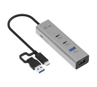 i-tec Metal Universal Charging HUB 2xUSB-C + 2x USB-A Port + Power Del