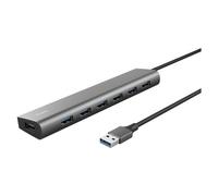 HUB Trust 24967 HALYX USB 3.2 Gen 1 Gray