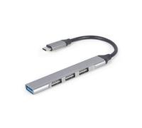Hub+USB-C+3.1+Gembird+-+4+ports+%28Silver%29