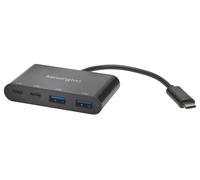 HUB, USB-C 4-PORT HUB (2A2C); K39124EU (KENSINGTON) Qty X 1