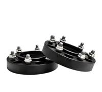 Hub Wheel Shims For Mitsubishi For Pajero PCD 6x139.7 CB 67.1 M12X1.5 Forged Aluminum Wheel Spacers Hub Adapter 2 Piece Wheel Spacer(Black 30mm 2 Piece)