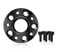 Hub Wheel Spacers 2/4pcs 5x112 57.1 M14 x .5 Hub Centric Black Forged wheel spacer For Q3 Flange Plate 15/20/25/30/35mm(2pcs 35mm)