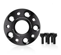 Hub Wheel Spacers 2/4pcs 5x112 66.6 M14 x 1.5 Hub Centric Black Forged wheel spacer For RS6 Flange Plate 15/20/25/30/35mm(2pcs 25mm)