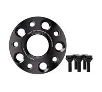 Hub Wheel Spacers 2pcs 5x112 66.6 Hub Centric Black Forged wheel spacer T6-7075 For GL 15/20/25/30/35mm With Extended Wheel Bolts