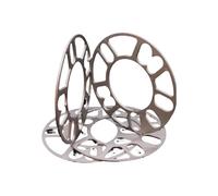 Hub Wheel Spacers 4Pcs 3/5/8/10mm Alloy Aluminum Wheel Spacers Shims Plate For 4/5 Stud 4x100 4x108 4x114.3 5x100 5x108 5x110 5x115 5x120