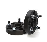 Hub Wheel Spacers For Hon┐da For Fit For Jazz/Grace/Brio/N-BOX N-ONE N-WGN 2Pieces 15/20/25/30/35/50mm PCD 4x100 CB 56.1mm Wheel Spacer Adapter(2PCS 25mm Black)