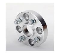 Hub Wheel Spacers For VW For Polo For Jetta/Golf/UP/Santana 2Pieces 20/25/30/35mm PCD 4x100 CB 57.1mm Wheel Spacer Adapter 4 Hole M12x1.5(2PCS 25mm Silver)