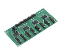 HUB08A LED Adapter Board, LED Controller Board, Stable Signal Conversion, 2.54mm 8P Output Interface with Gold Plated Pins, for LED Display Control, Clear Wiring Print