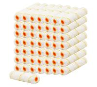 Hubaow 50 Pieces Paint Roller Cover, 6 inch Microfiber Roller Covers, Washable Covers for Roller Frame, House Painting Supplies, Naps for Paint Roller Brush for Painting Walls Ceilings