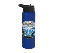 Hubbard Glacier Alaska AK USA Stainless Steel Insulated Water Bottle