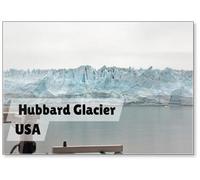 Hubbard Glacier, Alaska, Seen from A Cruise Ship Fridge Magnet