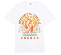 Hubbard Oregon Respect The Locals Bigfoot PNW Comfort Colors Adult Heavyweight T-Shirt