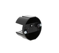 Hubbell-Raco 7120-1 2-39/6 Deep Round Saddle Non-Metallic Electrical Box Ceiling Fan with (4) NMSC Clamps, 4-Inch