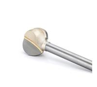 HUBBIQ Spherical Router Bit Wood Carving Milling Cutter Spherical Cutter Sharp Smooth Carving Machine Pallet Coffee Table Base (Size : 3x4mm)
