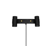 Hubble 2 Wall Lamp Black