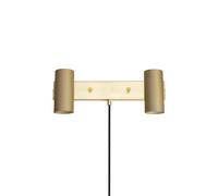 Hubble 2 Wall Lamp Brushed Brass