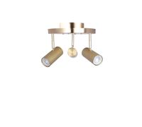 Hubble 3 Ceiling Light Brushed Brass