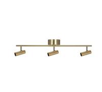 Hubble 3 Long Ceiling Light Brushed Brass
