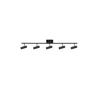 Hubble 5 Long Ceiling Light Black