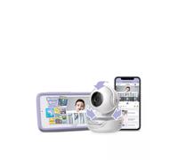 Hubble Nursery Pal Deluxe Baby Monitor 5 Inch White