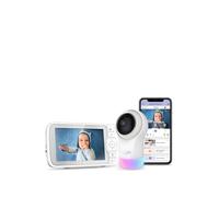 HUBBLE Nursery Pal Glow 5" Smart Baby Monitor - White