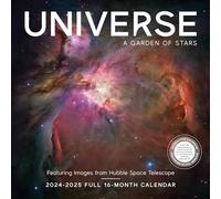 Hubble Space Telescope 2025 Calendar | Marble City Press | Universe: A Garden of Stars | 2025 Full 16 Month Wall Calendar | 12x24 Inch | QR Codes Educational | Science Astronomy