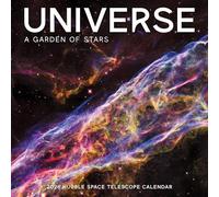 Hubble Space Telescope Calendar 2026 | Marble City Press | Universe: A Garden of Stars | 2026 12 Month Wall Calendar | 12x24 Inch | QR Codes Educational | Science Astronomy