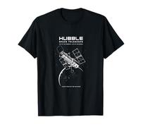Hubble Space Telescope-Space Exploration-Astronomy T-Shirt