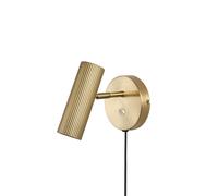 Globen Lighting Hubble wall lamp brushed brass