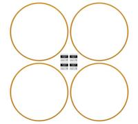 Hubcap Curb Rim Guards Cover Strip Self Adhesive Rustproof Curb Rash Prevention Wheel Rim Protector For 19 Inch Hub(yellow)