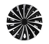 hubcap protective cover, 13 Inch General Motors Wheel Cover Personality Decorative Accessories Heavy Duty Structure(Silver Black)