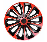 Hubcaps 15" Wheel Covers Set 4PCS Car ABS Red Universal 15 in Weather Resistant