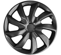 17" Wheel Trims Covers Hub Caps Universal 4 PCS ABS Impact Resistant Graphite UK