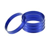 Hubcentric Forged 4pcs OD 56.1mm 60. 66.6mm 70. to ID 54. 63.4mm Car Tire Centering Hub Centric Rings Wheel Bore Center Blue