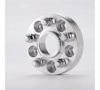 Hubcentric Plate Car Wheel Spacers For Odyssey For Civic For CR-V PCD 5x114.3 64.1mm Hubcentric Wheels Spacer Adaptors Shims Plate Kit Car Hub Centric Wheel Spacers(Silver,1Pcs25mm)