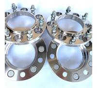Hubcentric Wheel Spacers 2PCS 6x139.7|6x5.5"|3.67inch 93.1mmCB|12X1.5thread|20or25mm 0.8or1" Thin Wheel Spacer Shim for Endeavour 2015 Hubcentric Forged Spacer(Silver 25mm)