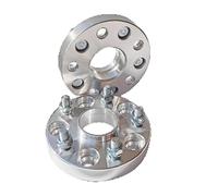 Hubcentric Wheel Spacers 2PCS A lot 5x127|5x5"|71.6mm/2.82inch|1/2-20|25|30mm|1|1.18" Aluminum Wheel Spacers for Jeep for Dodge JK Hubcentric Forged Spacer(Silver 30mm)