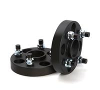 Hubcentric Wheel Spacers 2Pieces For Panda For Punto 176 188 15/20/25/30/35/40mm PCD 4x98 CB 58.1mm M12x1.25 Wheel Spacer Adapter(2PCS 20mm Black)