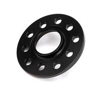 Hubcentric Wheel Spacers 2Pieces Universal Car 10 12 15 20mm Wheel Spacer Adapter PCD 5x112 CB 66.5mm 5Lug Aluminum Alloy Wheel Rims Spacers(2PCS 12mm Black)