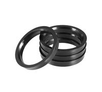 Hubcentric Wheel Spacers 4pc Universal Car 71.6-60.1 64.1 66.6 67.1mm Wheel Hub Centric Ring Wheel Hub Central Ring Rim Ring Black ABS Plastic Wheel Rims Spacers(71.6-60.1mm-4PCS)