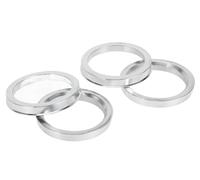 Hubcentric Wheel Spacers 4pcs OD 73.1mm to ID 56.1/57.1/58.1/58.6/59.1/59.5/63.3/66.1/66.45mm Hub Centric Rings Wheel Hubrings Aluminum Alloy Hubcentric Forged Spacer(65.1mm ID 73.1mm OD)