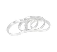 Hubcentric Wheel Spacers 4pcs Universal Car Hub Centric Rings Wheel Bore Spacer 56.6-54.1mm 60.1-54.1mm 65.1-57.1mm 66.1-60.1mm Aluminium Alloy Wheel Rims Spacers(4pcs 66.6-57.1mm)
