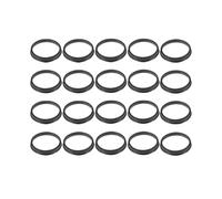 Hubcentric Wheel Spacers Universal Car Rim Wheel Hub Centric Rings 74.1-54.1 56.1 57.1 63.4 64.1 65.1 66.1 66.6 67.1 70.3 71.5 72.6mm Black ABS Wheel Rims Spacers(74.1-72.6mm-20PCS)