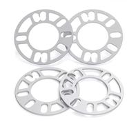 Hubcentric Wheel Spacers Universal car tire gasket, adapter gasket plate, 1 set = 4 pieces for 4-5 hole 6 hole aluminum alloy flange gasket car wheel hub Hubcentric Forged Spacer(10mm Spacer)