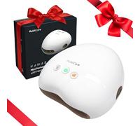 HuBDIC HubiCare Mini Portable Hand Massager with Cordless Individual Finger Massage, Heat & Compression for Arthritis and Finger Numbness Relief, Updated Levels, Compact Gift for Men and Women