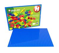 Hubelino #420329 560 Base Plate (20 x 28 Nubs, 32 x 44.8 cm) in Blue, Compatible with Large Building Blocks from Other Manufacturers, Made in Germany