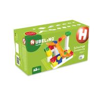Hubelino 420411 Marble run Cradle Chute Expansion Set- Compatible with popular building block system- 46 pieces- for Ages 4 and Up (Made in Germany)