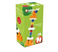 Hubelino 420596 Expansion set, Marble Run Lift Accessory, Compatible with popular bulding block system -24 pieces- For Ages 4 and Up (Made in Germany)